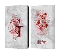 Head Case Designs sous Licence Officielle Harry Potter Gryffindor Aguamenti Deathly Hallows IX Étui Portefeuille en Cuir Compatible avec Amazon Kindle 11th Gen (2024)