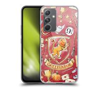 Head Case Designs sous Licence Officielle Harry Potter Gryffindor Motif Deathly Hallows XIII Coque Dure pour l'arrière Compatible avec Samsung Galaxy A54 5G