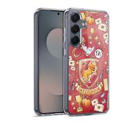 Head Case Designs sous Licence Officielle Harry Potter Gryffindor Motif Deathly Hallows XIII Coque en Gel [Qualité Militaire] Compatible avec Samsung Galaxy S25 Et Compatible avec MagSafe