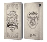 Head Case Designs sous Licence Officielle Harry Potter Gryffindor Parchemin Sorcerer's Stone I Étui Portefeuille en Cuir Compatible avec Amazon Fire 7 2022