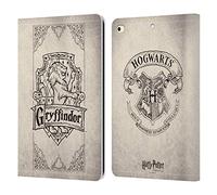 Head Case Designs sous Licence Officielle Harry Potter Gryffindor Parchemin Sorcerer's Stone I Étui Portefeuille en Cuir Compatible avec Apple iPad 9.7 2017 / iPad 9.7 2018