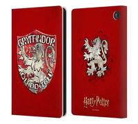Head Case Designs sous Licence Officielle Harry Potter Gryffindor Quidditch Badge Prisoner of Azkaban V Étui Portefeuille en Cuir Compatible avec Amazon Fire 7 2022