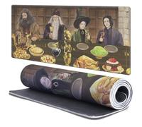Head Case Designs sous Licence Officielle Harry Potter Hagrid, Albus, Minerva, Snape Graphiques 37.4 x 15.75 x 0.16 inches (900 x 400 mm) - XL Tapis De Souris pour Jeux Bureau PC Clavier