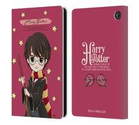 Head Case Designs sous Licence Officielle Harry Potter Harry Deathly Hallows XXXVII Étui Portefeuille en Cuir Compatible avec Amazon Fire 7 2022
