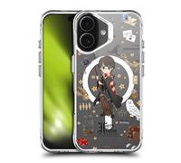 Head Case Designs sous Licence Officielle Harry Potter Harry Potter Icônes Magiques Étui Antichoc [Protection de Qualité Militaire] Compatible avec Apple iPhone 17 et Compatible avec MagSafe