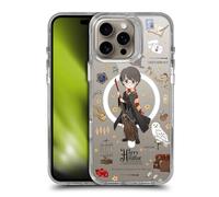 Head Case Designs sous Licence Officielle Harry Potter Harry Potter Icônes Magiques Étui Antichoc [Protection de Qualité Militaire] Compatible avec Apple iPhone 16 Pro Max et Compatible avec MagSafe
