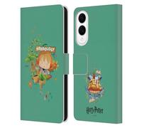 Head Case Designs sous Licence Officielle Harry Potter Herbology Deathly Hallows II Étui Portefeuille en Cuir Compatible avec Samsung Galaxy S25 Edge