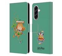 Head Case Designs sous Licence Officielle Harry Potter Herbology Deathly Hallows II Étui Portefeuille en Cuir Compatible avec Samsung Galaxy A56 5G