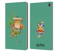 Head Case Designs sous Licence Officielle Harry Potter Herbology Deathly Hallows II Étui Portefeuille en Cuir Compatible avec Amazon Fire Max 11 2023