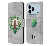 Head Case Designs sous Licence Officielle Harry Potter Herbology Deathly Hallows IV Étui Portefeuille en Cuir Compatible avec Apple iPhone 17 Pro