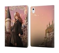 Head Case Designs sous Licence Officielle Harry Potter Hermione Granger Célébration Anime Étui Portefeuille en Cuir Compatible avec Apple iPad Air 11 2020/2022/2024/2025