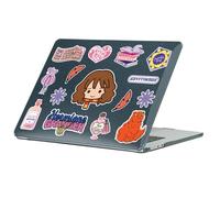 Head Case Designs sous Licence Officielle Harry Potter Hermione Granger Icones Coque Ordinateur Portable Noir Pailleté Compatible avec MacBook Air 13.6" M2 A2681/M3 A3113/M4 A3240 2022/2024/2025