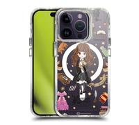 Head Case Designs sous Licence Officielle Harry Potter Hermione Granger Icônes Magiques Étui Antichoc [Protection de Qualité Militaire] Compatible avec Apple iPhone 14 Pro et Compatible avec MagSafe
