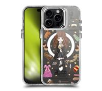 Head Case Designs sous Licence Officielle Harry Potter Hermione Granger Icônes Magiques Étui Antichoc [Qualité Militaire] Compatible avec Apple iPhone 15 Pro Max et Compatible avec MagSafe