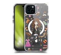 Head Case Designs sous Licence Officielle Harry Potter Hermione Granger Icônes Magiques Étui Antichoc [Protection de Qualité Militaire] Compatible avec Apple iPhone 15 Plus et Compatible avec MagSafe