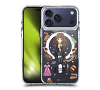 Head Case Designs sous Licence Officielle Harry Potter Hermione Granger Icônes Magiques Étui Antichoc [Qualité Militaire] Compatible avec Apple iPhone 17 Pro Max et Compatible avec MagSafe