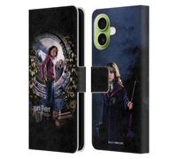 Head Case Designs sous Licence Officielle Harry Potter Hermione Poster Prisoner of Azkaban IV Étui Portefeuille en Cuir Compatible avec Apple iPhone 17