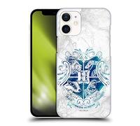 Head Case Designs sous Licence Officielle Harry Potter Hogwarts Aguamenti Deathly Hallows IX Coque Dure pour l'arrière Compatible avec Apple iPhone 12 Mini