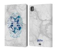 Head Case Designs sous Licence Officielle Harry Potter Hogwarts Aguamenti Deathly Hallows IX Étui Portefeuille en Cuir Compatible avec Apple iPad Pro 11 M4 2024