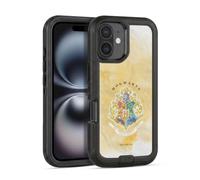 Head Case Designs sous Licence Officielle Harry Potter Hogwarts Crête Deathly Hallows XVII Étui Antichoc Ultra-Blindé Compatible avec Apple iPhone 16