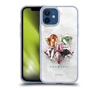 Head Case Designs sous Licence Officielle Harry Potter Hogwarts Deathly Hallows XVI Coque en Gel [Qualité Militaire] Compatible avec Apple iPhone 12 / iPhone 12 Pro Et Compatible avec MagSafe