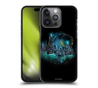Head Case Designs sous Licence Officielle Harry Potter Hogwarts Deathly Hallows XVIII Coque Dure pour l'arrière Compatible avec Apple iPhone 14 Pro