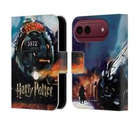 Head Case Designs sous Licence Officielle Harry Potter Hogwarts Express Prisoner of Azkaban II Étui Portefeuille en Cuir Compatible avec Apple iPhone Duo