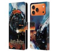 Head Case Designs sous Licence Officielle Harry Potter Hogwarts Express Prisoner of Azkaban II Étui Portefeuille en Cuir Compatible avec Apple iPhone 17 Pro Max