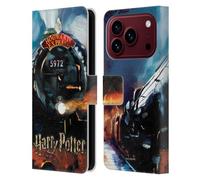 Head Case Designs sous Licence Officielle Harry Potter Hogwarts Express Prisoner of Azkaban II Étui Portefeuille en Cuir Compatible avec Apple iPhone 18 Pro