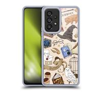 Head Case Designs sous Licence Officielle Harry Potter Hogwarts Modèle Deathly Hallows XXXVII Coque en Gel Doux Compatible avec Samsung Galaxy A53 5G (2022)