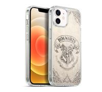 Head Case Designs Sous Licence Officielle Harry Potter Hogwarts Parchment Sorcerer's Stone I Coque en Gel [Qualité Militaire] Compatible Avec Apple iPhone 12 / iPhone 12 Pro Et Compatible Avec MagSafe