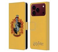 Head Case Designs sous Licence Officielle Harry Potter Hufflepuff Crête Chamber of Secrets I Étui Portefeuille en Cuir Compatible avec Apple iPhone 18 Pro Max