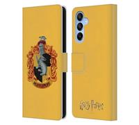 Head Case Designs sous Licence Officielle Harry Potter Hufflepuff Crête Chamber of Secrets I Étui Portefeuille en Cuir Compatible avec Samsung Galaxy A16 5G