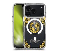 Head Case Designs sous Licence Officielle Harry Potter Hufflepuff Maisons Étui Antichoc [Protection de Qualité Militaire] Compatible avec Apple iPhone 17 Pro et Compatible avec MagSafe