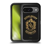 Head Case Designs sous Licence Officielle Harry Potter Hufflepuff Quidditch Deathly Hallows X Étui Antichoc Ultra-Blindé Compatible avec Google Pixel 9 / Pixel 9 Pro