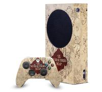 Head Case Designs Sous Licence Officielle Harry Potter La Carte Du Maraudeur Graphiques Enveloppement De Console De Jeu Et Skins Pour Manette compatible avec Xbox Series S Console & Controller Bundle