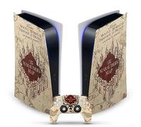 Head Case Designs sous Licence Officielle Harry Potter La Carte du Maraudeur Graphiques Vinyle Plaque Frontale Autocollant De Jeu Peau Autocollant Compatible avec Sony PS5 Digital & DualSense