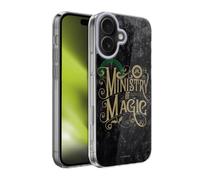 Head Case Designs sous Licence Officielle Harry Potter Ministère De La Magie Typographie des Lieux Coque en Gel [Protection de Qualité Militaire] Compatible avec Apple iPhone 17