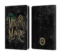Head Case Designs sous Licence Officielle Harry Potter Ministère De La Magie Typographie des Lieux Étui Portefeuille en Cuir Compatible avec Amazon Kindle 11th Gen 6in 2022
