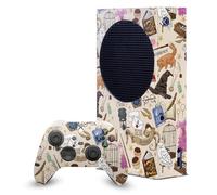 Head Case Designs Sous Licence Officielle Harry Potter Motif De Poudlard Graphiques Enveloppement De Console De Jeu Et Skins Pour Manette De Jeu Ensemble compatible avec Xbox Series S