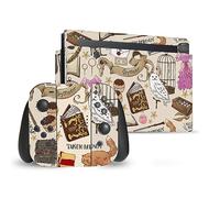 Head Case Designs sous Licence Officielle Harry Potter Motif De Poudlard Graphiques Vinyle Autocollant De Jeu Peau Compatible avec Nintendo Switch Console & Dock & Joy-Con Controller Bundle