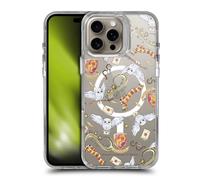 Head Case Designs sous Licence Officielle Harry Potter Motif Gryffondor Hedwige Icônes Magiques Étui Antichoc [Qualité Militaire] Compatible avec Apple iPhone 16 Pro Max et Compatible avec MagSafe