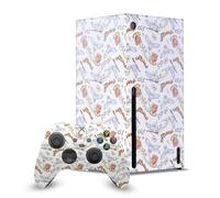 Head Case Designs Sous Licence Officielle Harry Potter Motif Hedwig Owl Graphiques Enveloppement De Console De Jeu Et Skins Pour Manette De Jeu Ensemble compatible avec Xbox Series X