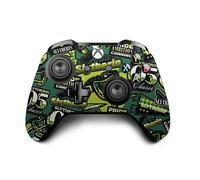 Head Case Designs sous Licence Officielle Harry Potter Motif Slytherin Graphiques Vinyle Autocollant De Jeu Peau Autocollant Couverture Compatible avec Xbox One S/X Controller