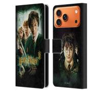 Head Case Designs sous Licence Officielle Harry Potter Movie Poster Chamber of Secrets III Étui Portefeuille en Cuir Compatible avec Apple iPhone 17 Pro Max