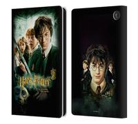 Head Case Designs sous Licence Officielle Harry Potter Movie Poster Chamber of Secrets III Étui Portefeuille en Cuir Compatible avec Amazon Fire 7 2022
