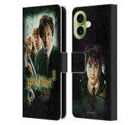 Head Case Designs sous Licence Officielle Harry Potter Movie Poster Chamber of Secrets III Étui Portefeuille en Cuir Compatible avec Apple iPhone 17