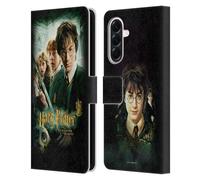 Head Case Designs sous Licence Officielle Harry Potter Movie Poster Chamber of Secrets III Étui Portefeuille en Cuir Compatible avec Samsung Galaxy A56 5G