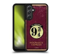 Head Case Designs sous Licence Officielle Harry Potter Plateforme 9 3/4 Typographie des Lieux Coque en Gel renforcée [Protection de Qualité Militaire] Compatible avec Samsung Galaxy A54 5G