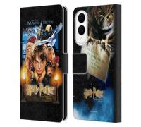 Head Case Designs sous Licence Officielle Harry Potter Poster 1 Sorcerer's Stone II Étui Portefeuille en Cuir Compatible avec Samsung Galaxy S25 Edge